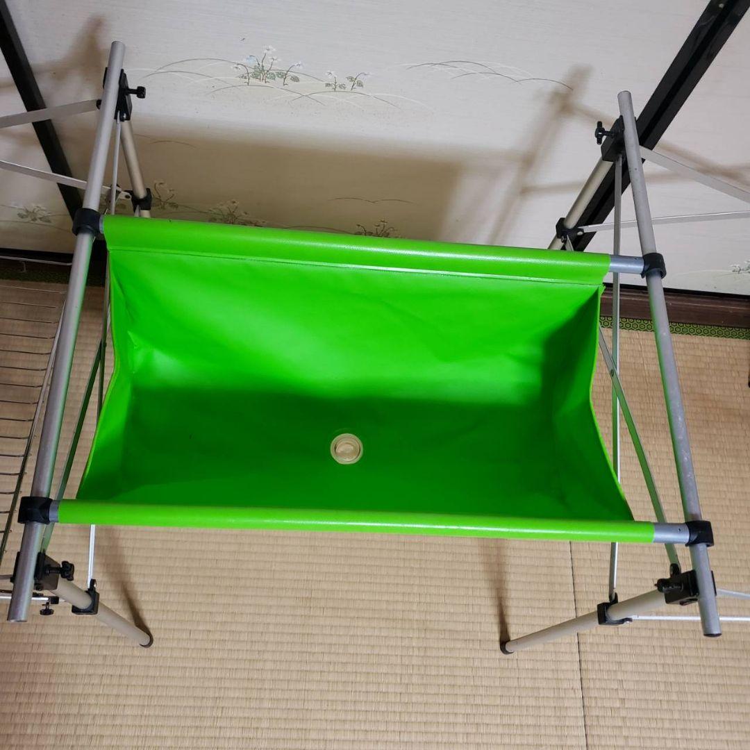 LOGOS アウトドアシンクとキッチンスタンド２つ オプション棚付き