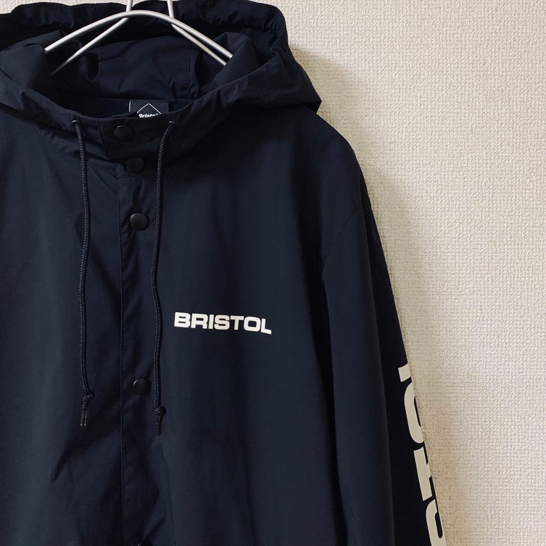 【美品】F.C.Real.Bristol ロングコーチジャケット 黒　XL