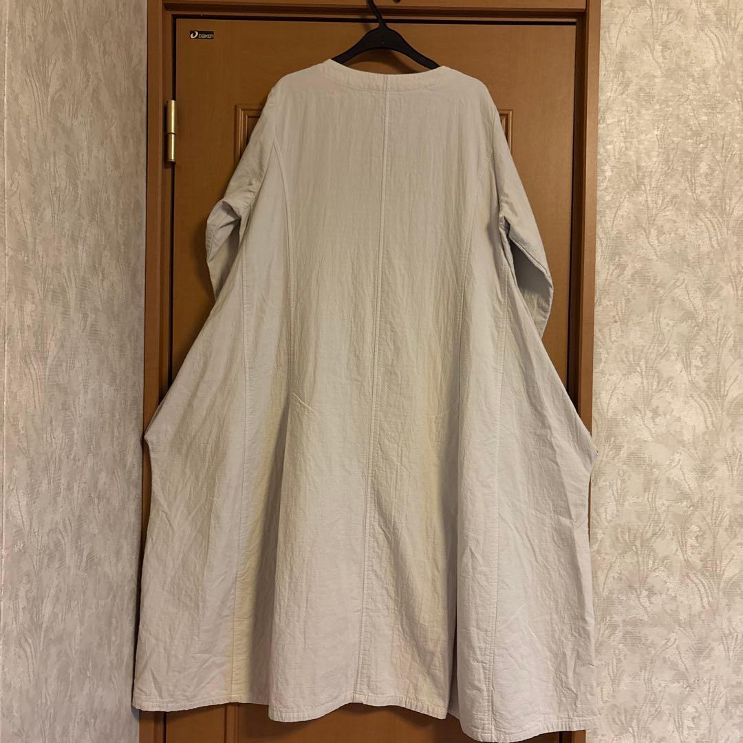 コットンハウスアヤ　コットンデザインワンピース　羽織　ベージュ　　日本製　極美品