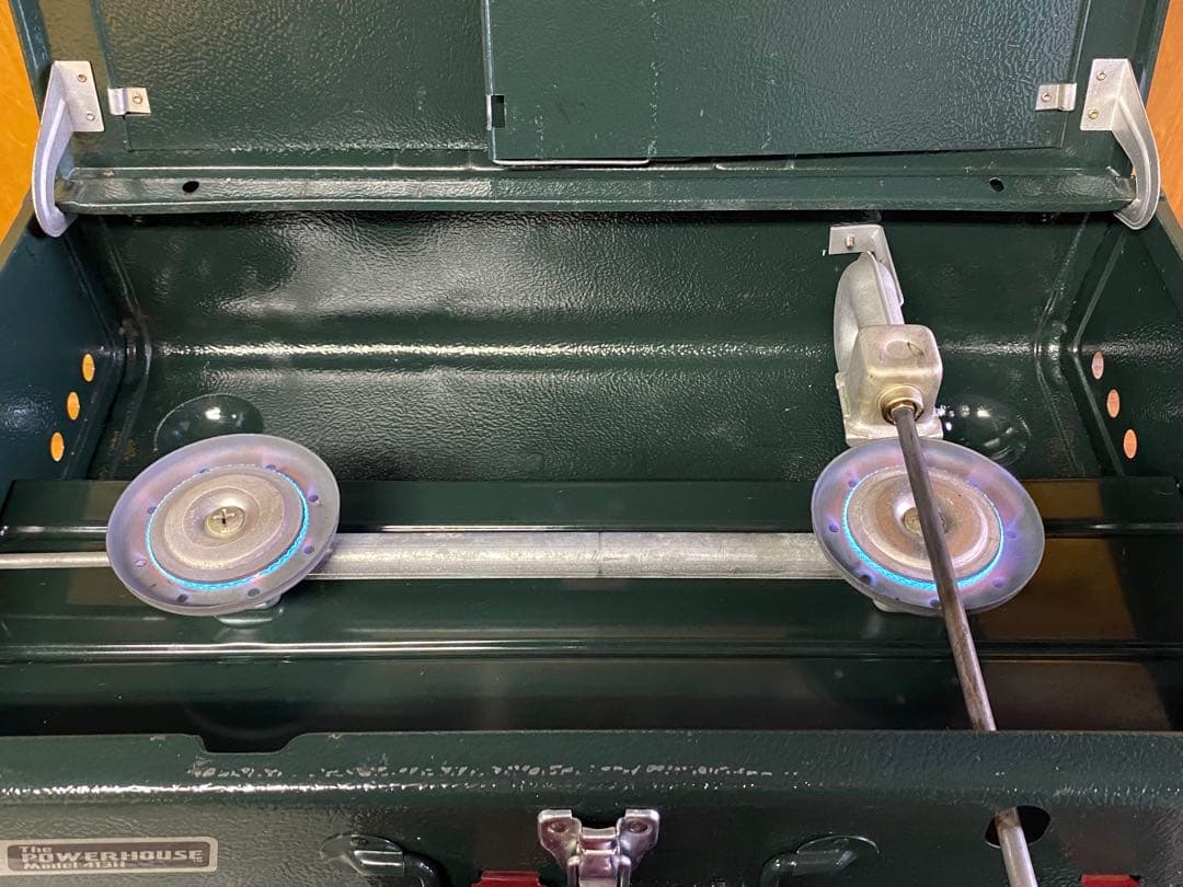 ★コールマン　ツーバーナー　パワーハウス　413H　(キャリーバッグ付き)★