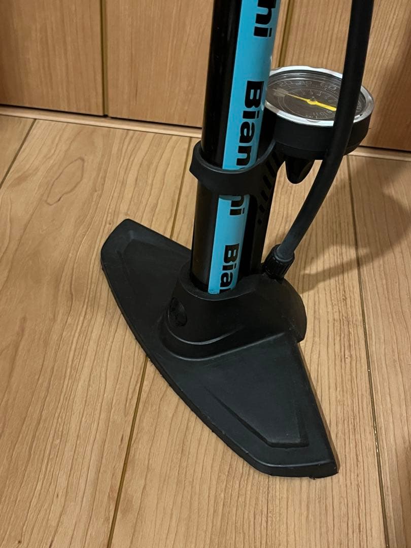 ビアンキ　Bianchi 空気入れ　フロアポンプ　チェレステ　ロードバイク