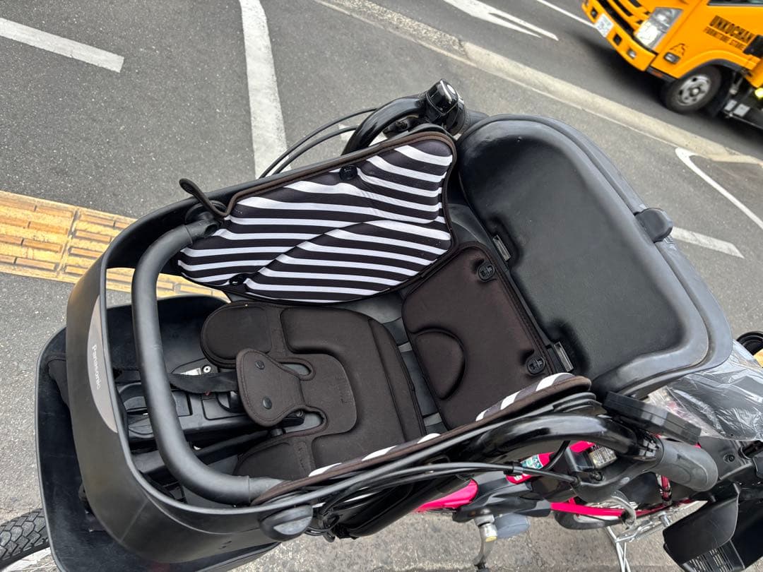 015番　中古Panasonic電動アシスト自転車　13.2Ah4点灯　大阪