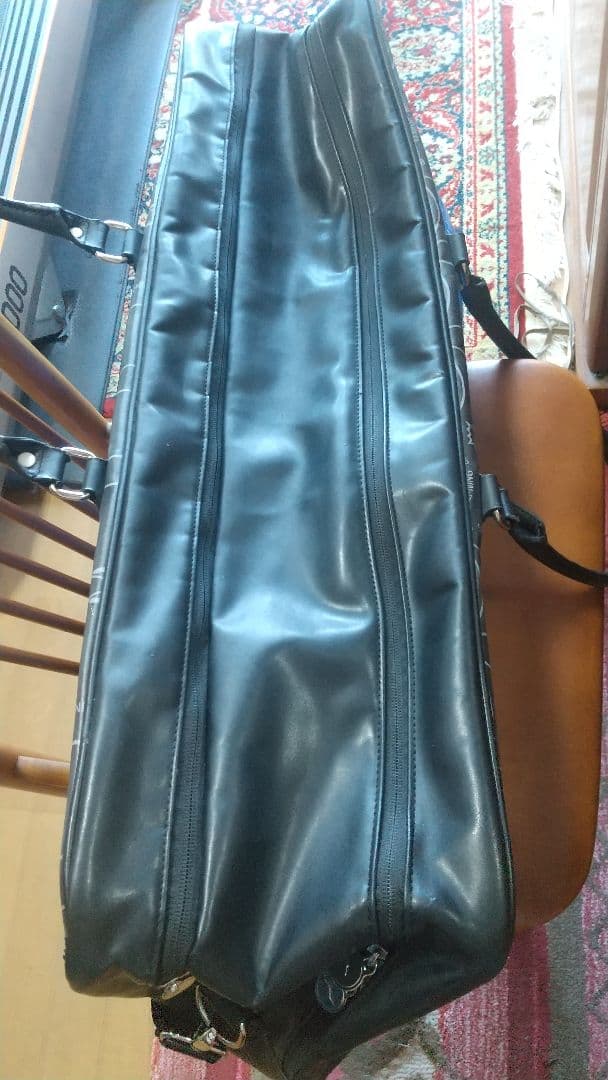 バドミントン バッグ 黒/青