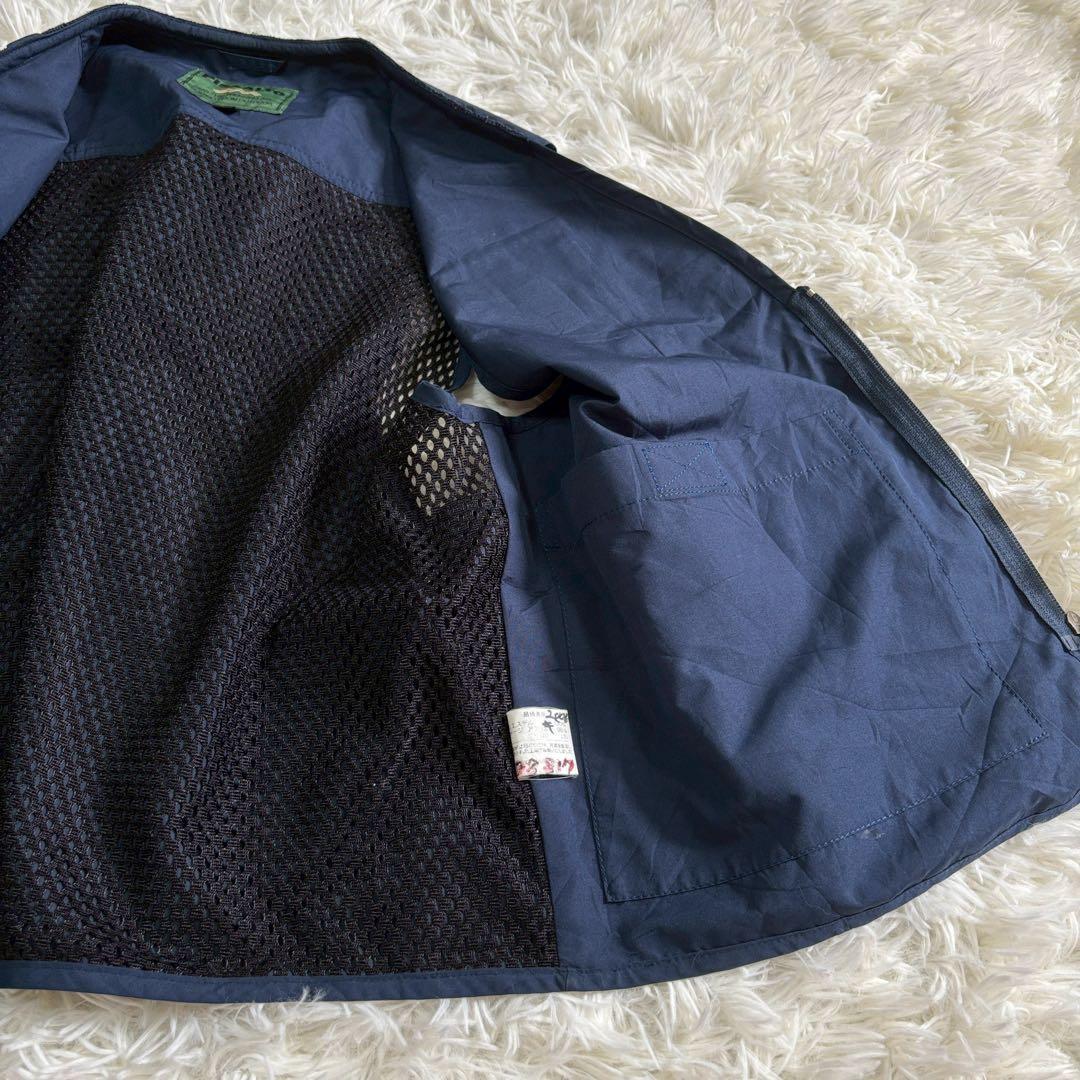 ピサアルト フィッシングベスト ネイビー 4ポケット メッシュ素材 B096