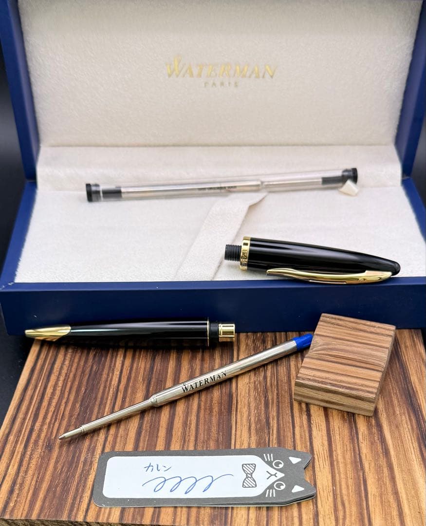 WATERMAN ボールペン カレン ブラックシー GT 美品