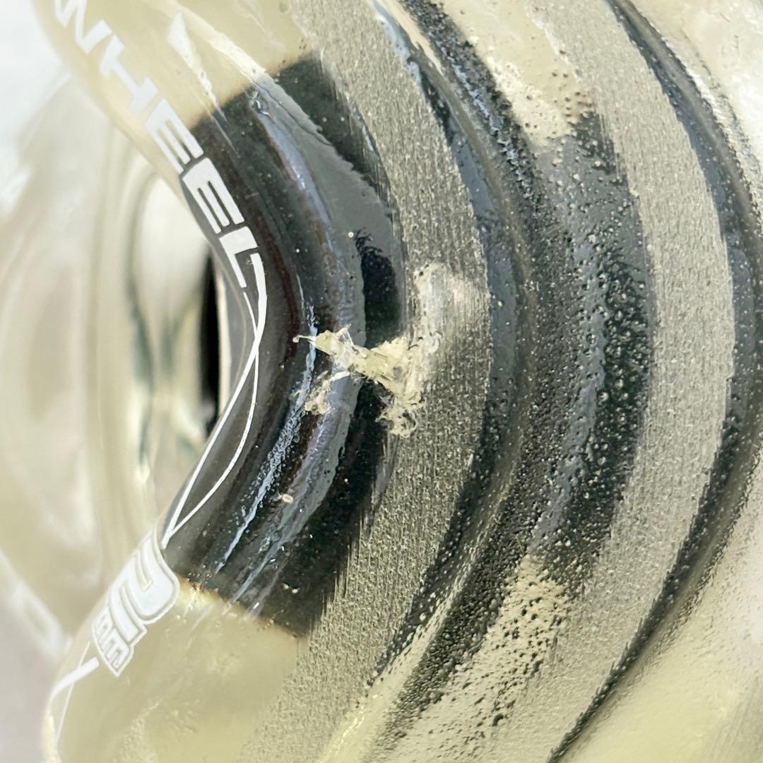 00☆訳あり 新品☆ シャークウィール 72mm 78a クリア&ブラックコア