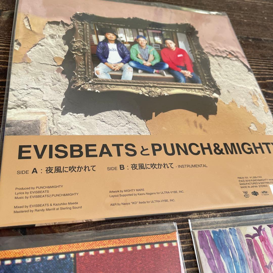 レアevisbeats レコード　ゆれる/夢の続きfeat田我流　夜風に吹かれて