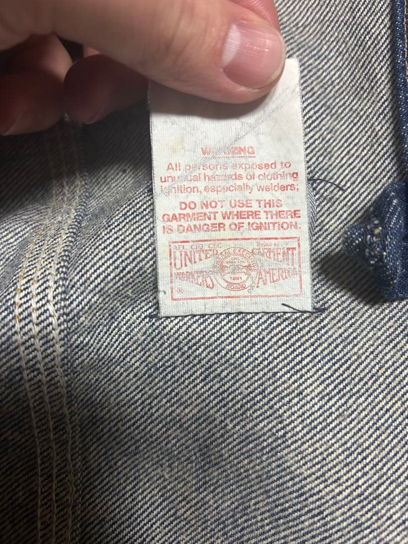へるCarhartt デニムジャケット サイズ44