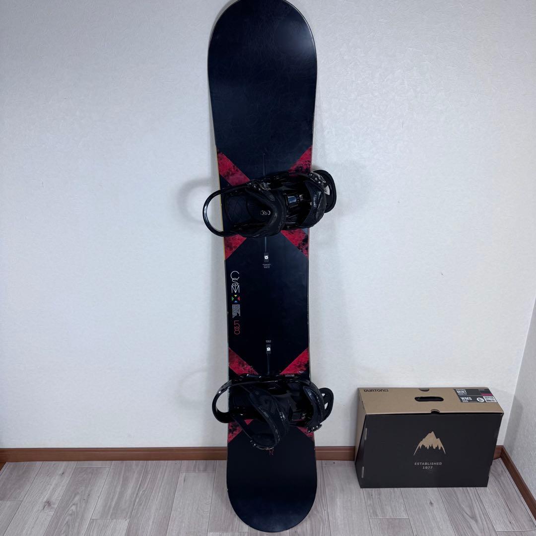 BURTON CUSTOM X 158cm スノーボードセット