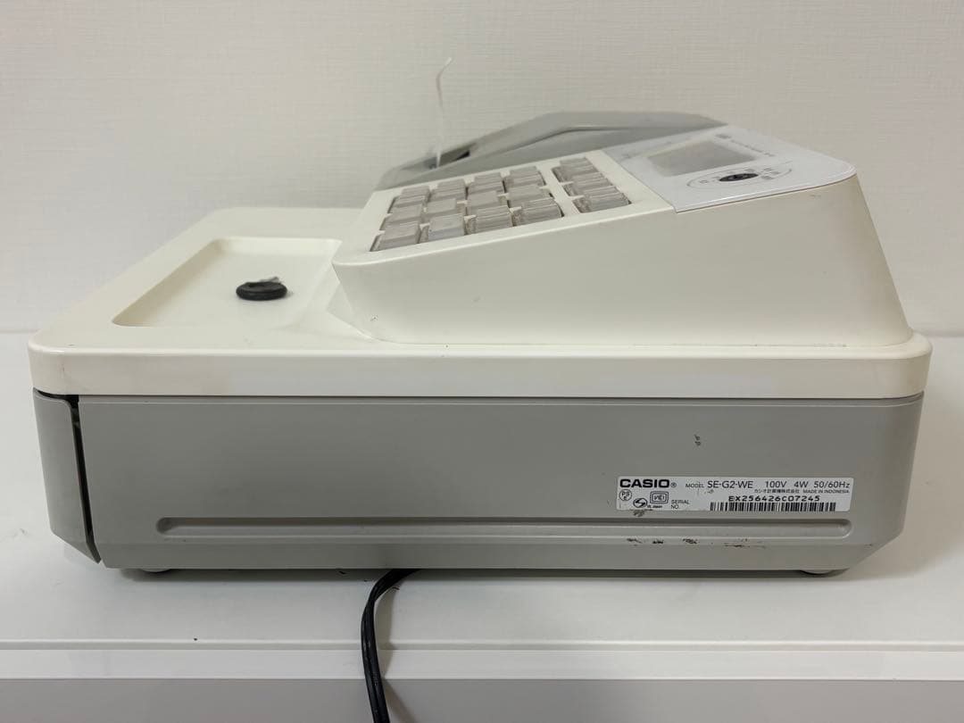 CASIO SE-G2 WE 電子レジスター ホワイト