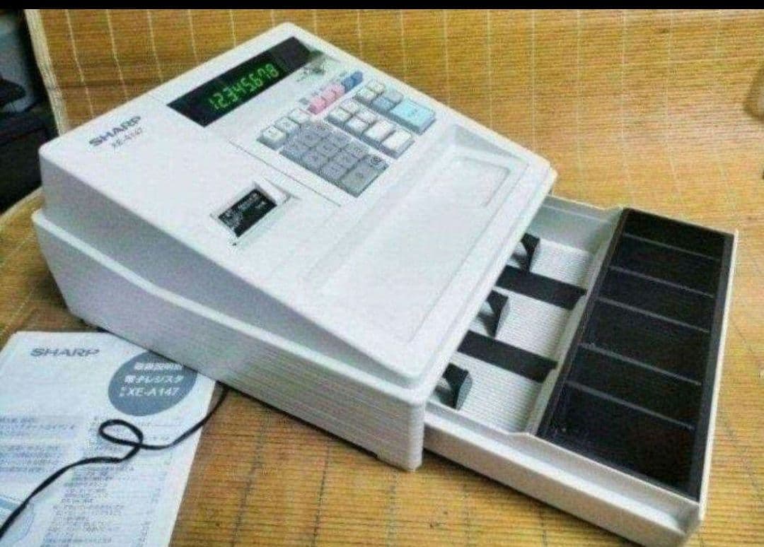 シャープレジスター　XE-A147　PC連携　102030