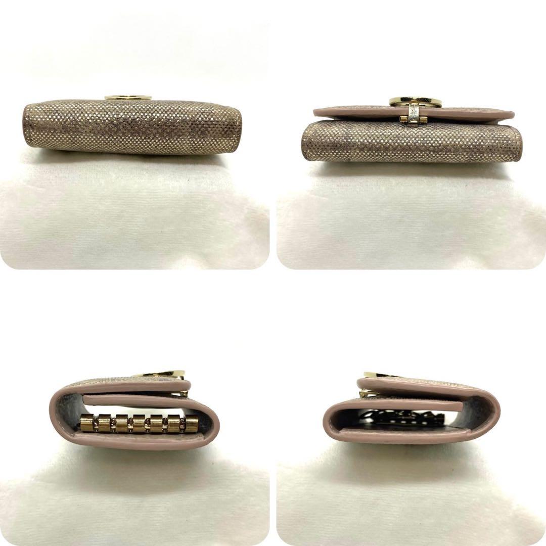 希少 極美品 箱付き ブルガリ キーケース サークルロゴ ビーゼロワン ６連