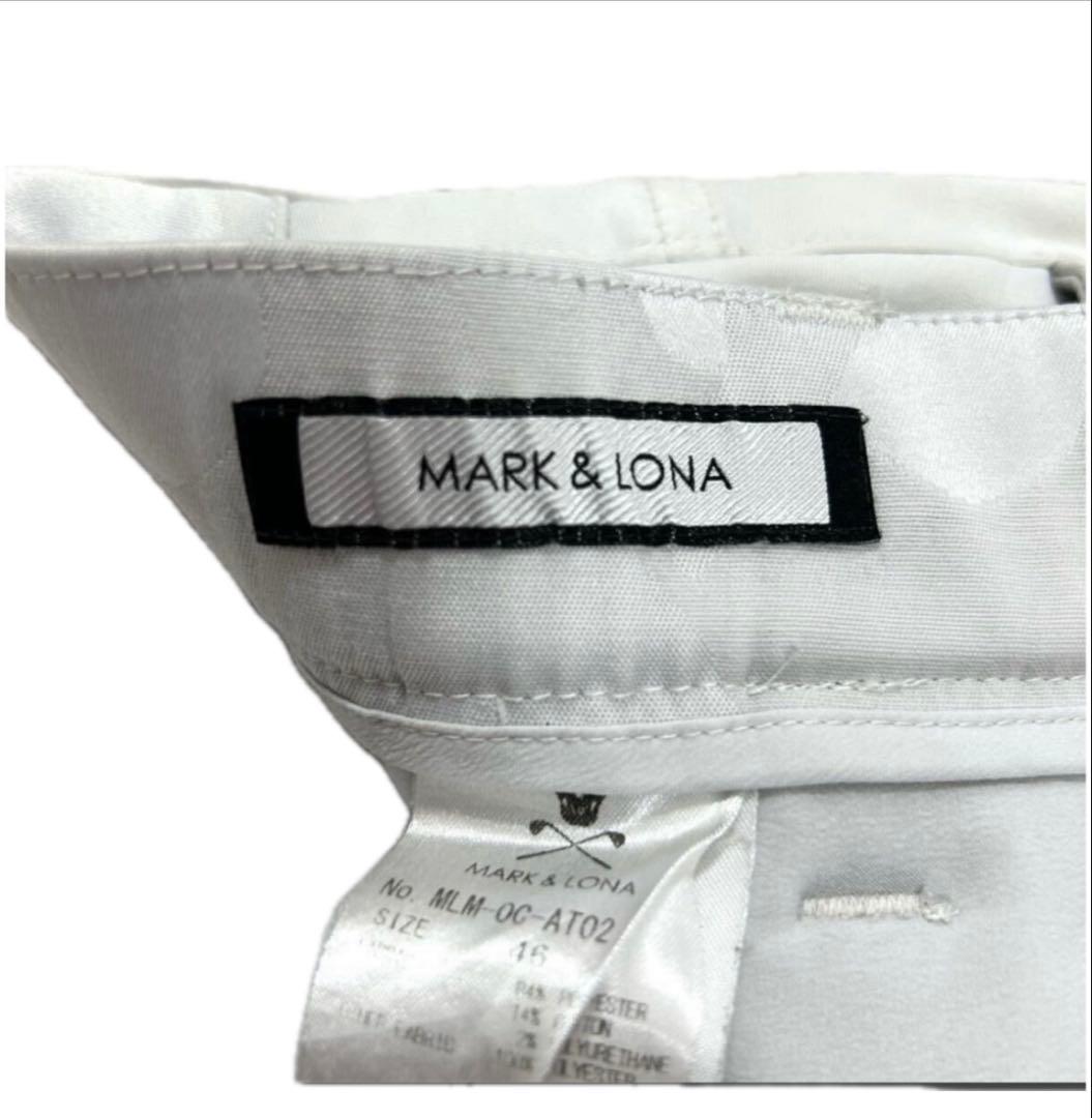 極美品 MARK&LONA ホワイト 春夏秋 メンズ 46サイズ
