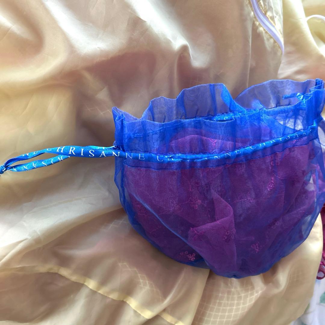 【華やか】フューシャピンク 豪華ストーン　クリスアン　社交ダンス　新品パット付き