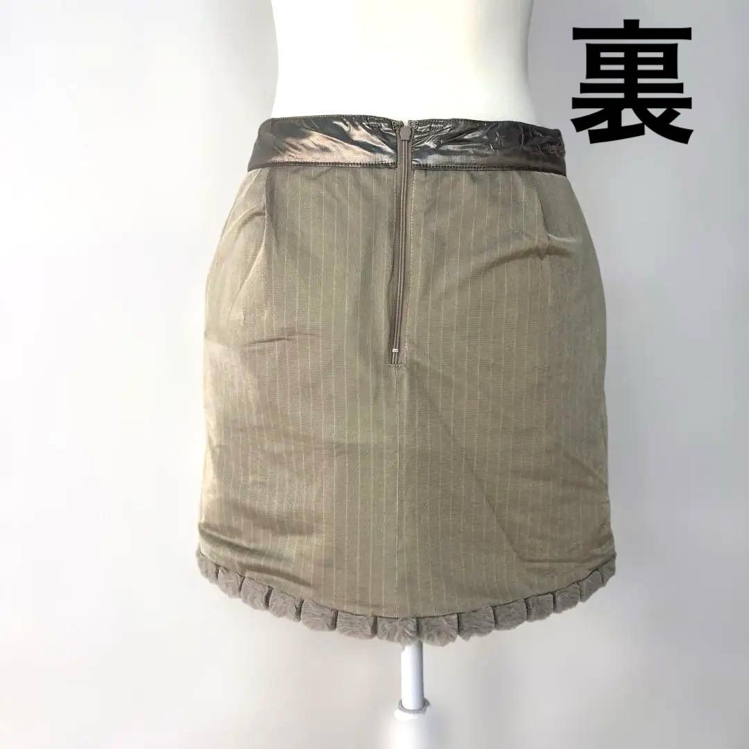 MASTER BUNNY EDITION ファー付スカート　サイズ2 美品