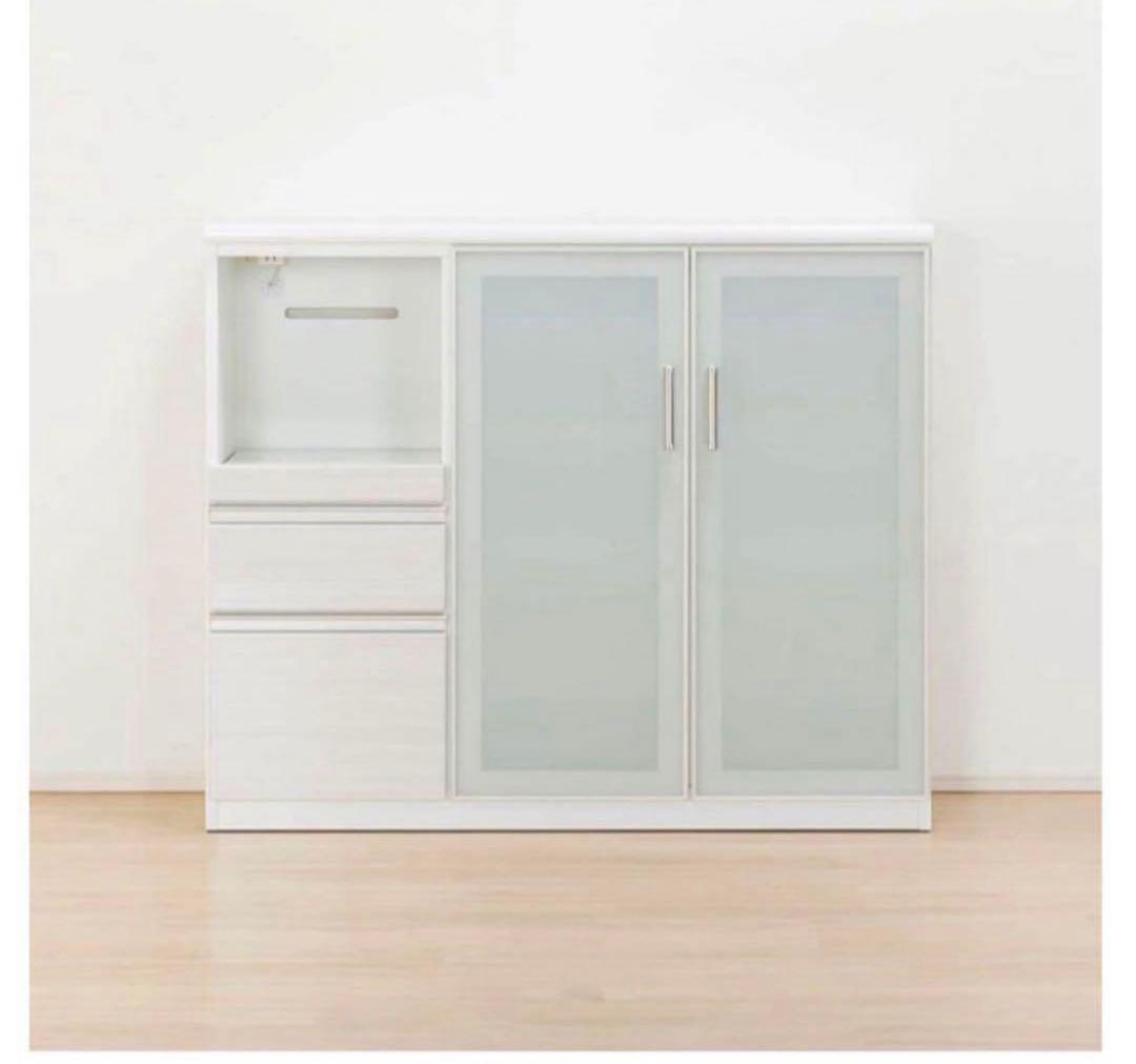 ニトリ キッチンカウンター Nポスティア 120 ホワイト