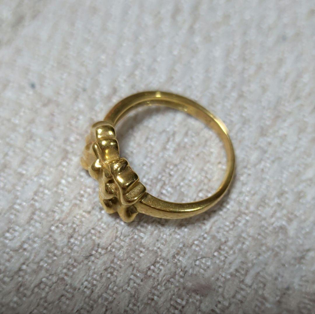 M*I様 18金ゴールド リボンリング