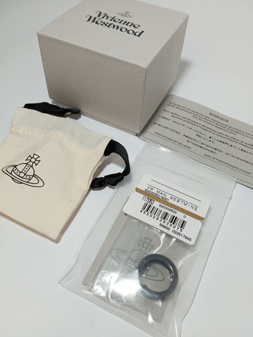 ヴィヴァンウエストウッド　ミンスターシングルフープピアス 片耳62030052S