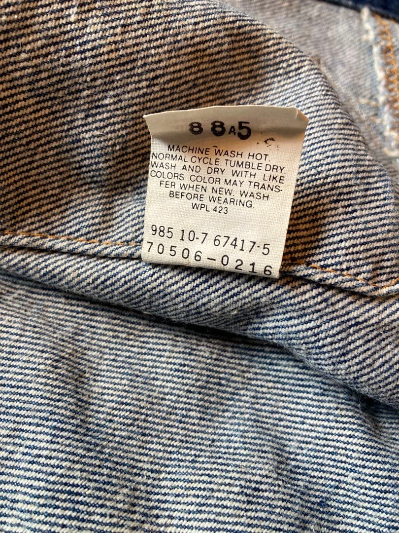 色残○Levi's リーバイス 70506 USA製 デニムジャケット 40R
