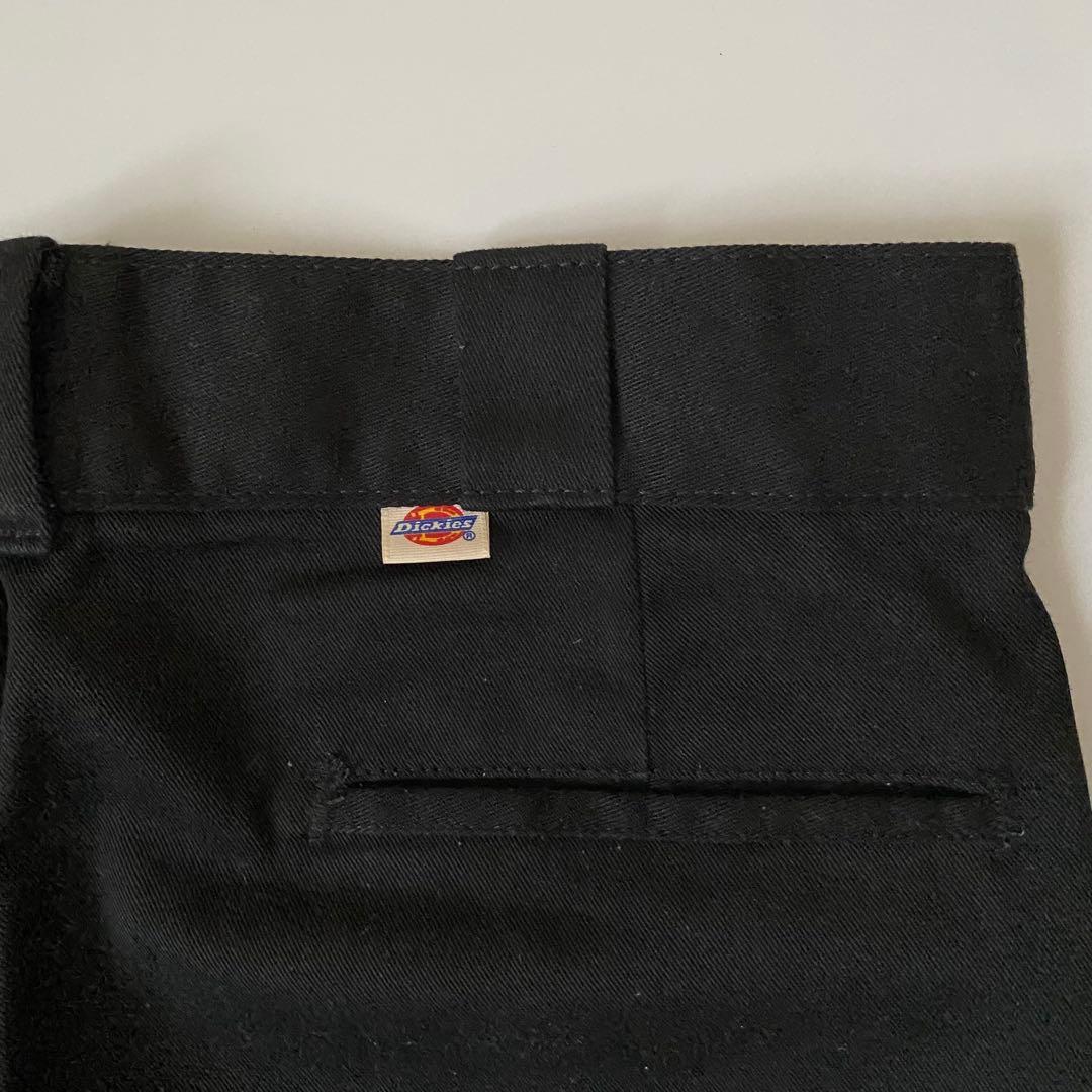 80s dickies874 ディッキーズ874 チビタグ 32×30 ブラック