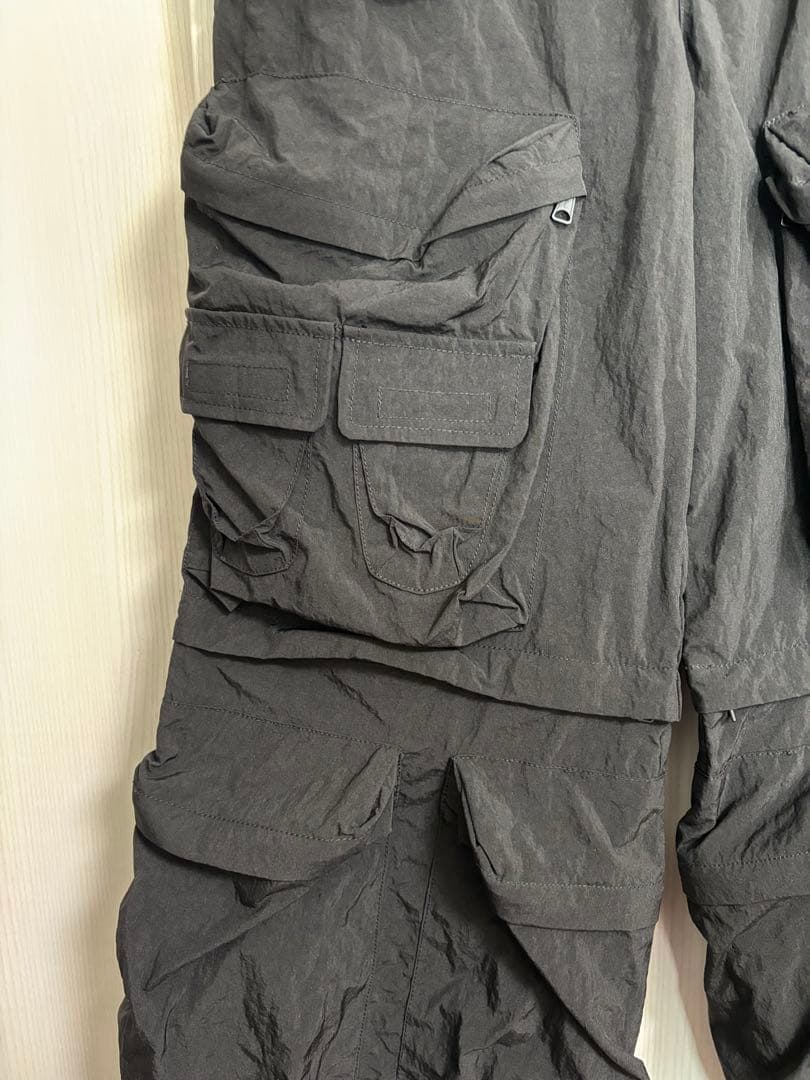 【今週末のみ価格調整】ディーゼル 23SS ナイロン ワイドカーゴパンツ