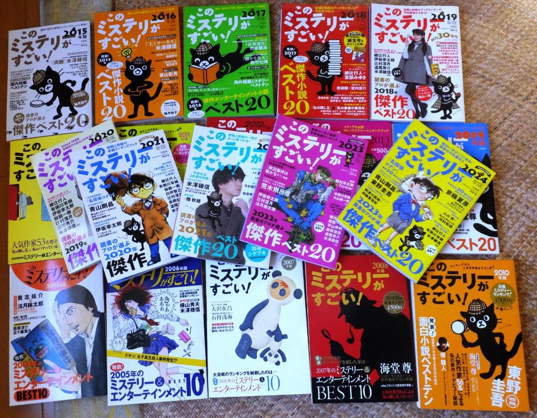 このミステリーがすごい！創刊～2025年版 全37冊全巻セット