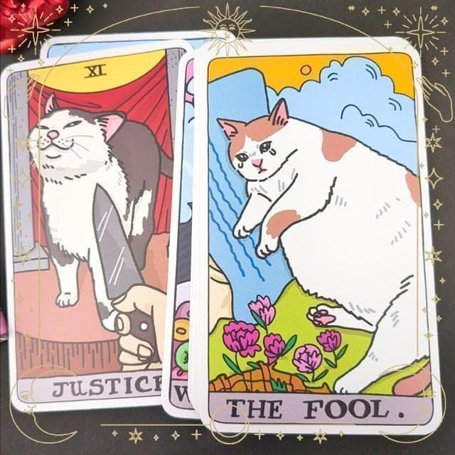【正規品タロットカード】タイ発人気デッキ✨入手困難品✨超キュートな猫ちゃんデッキ