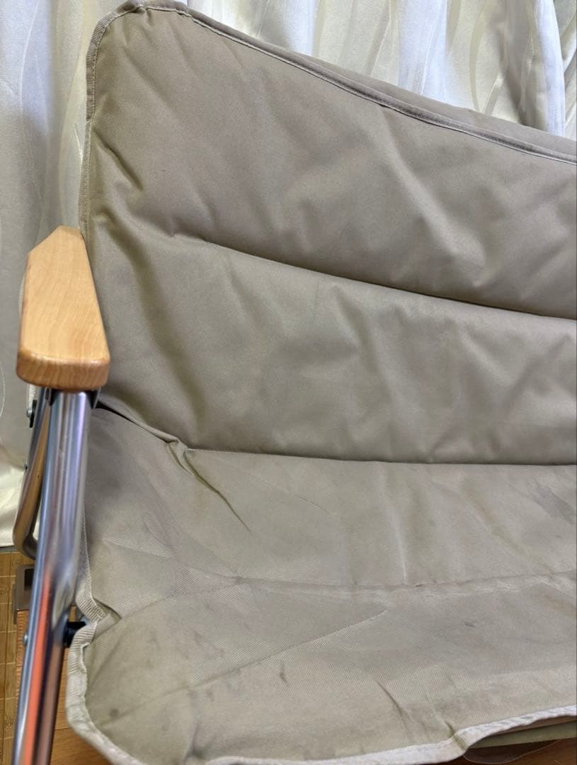 DOD グッドラックソファ 2人掛け タン 完売カラー　中古　アウトドアソファー