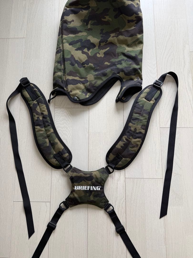 ブリーフィング CR-4 スタンドキャディバック　ウッドランドカモ　廃盤品