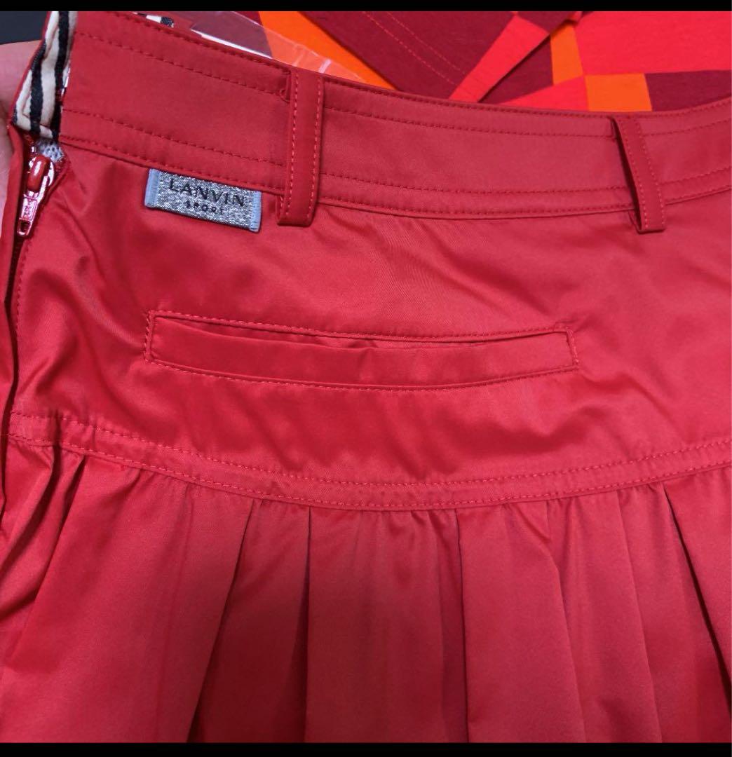 新品38 ランバンLANVIN ハーフジップシャツ&HEAT NAVNスカート❣️