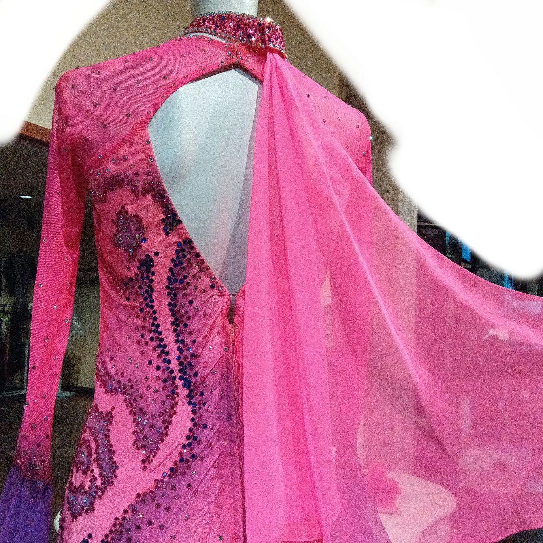 社交ダンスドレス　タカダンス　スタンダードドレス　モダンドレス　ダンス衣装