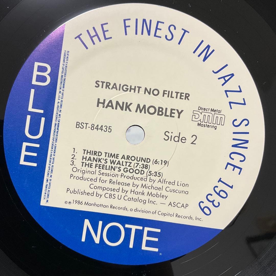 ハンクモブレー　STRAIGHT NO FILTER US盤レコード
