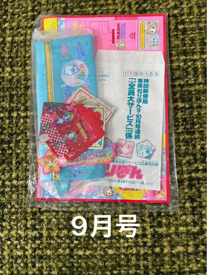 【新品未開封】りぼん　付録　平成14年お正月号〜12月号(10、11月号は無し)
