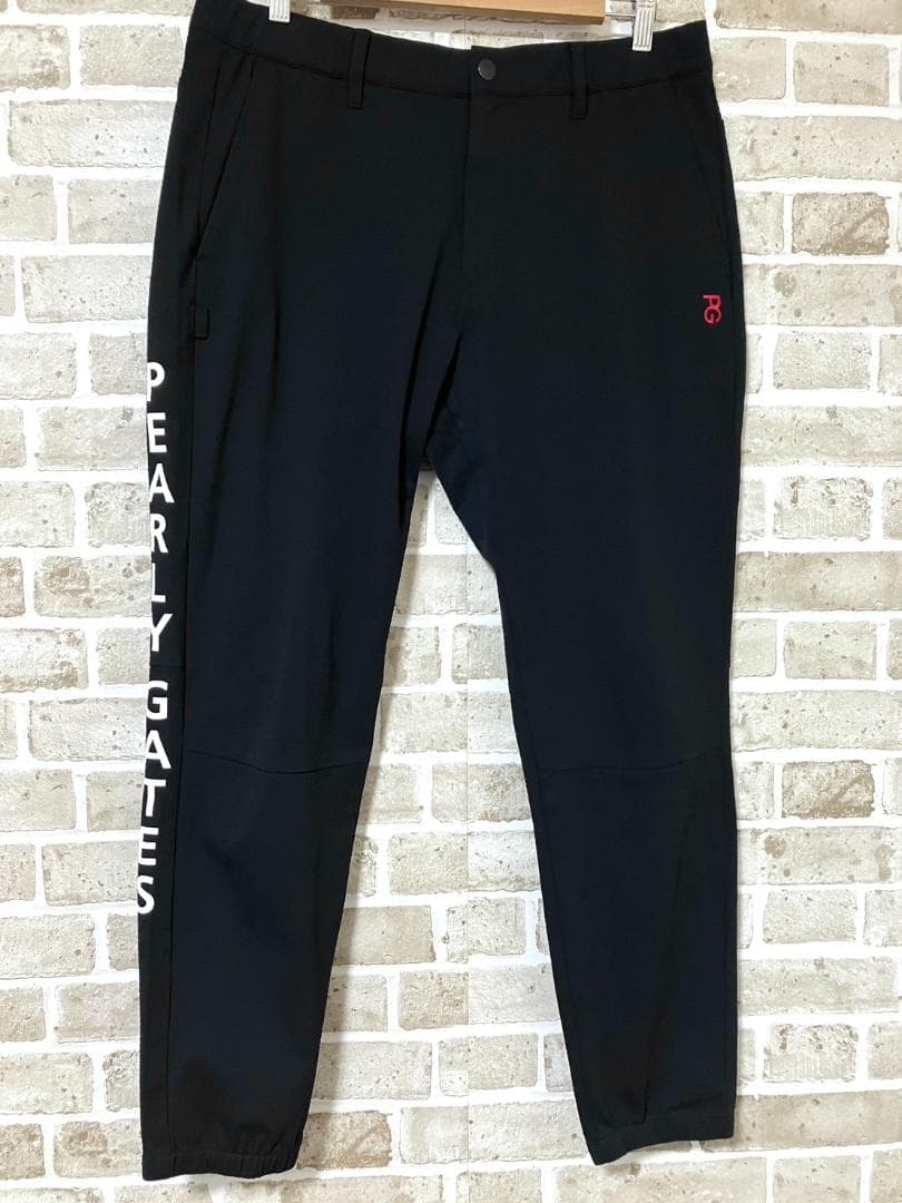 【ゆったりサイズ✨】パーリーゲイツ メンズ ゴルフパンツ サイズ6 ブラック 黒