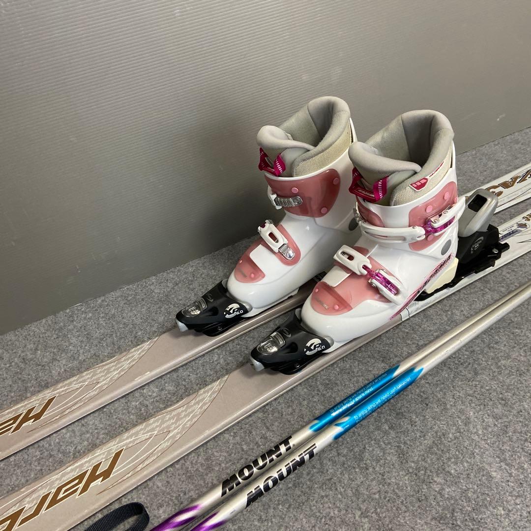 ★初心者向け★メンテ済 大人スキーセット 板148cm ブーツ24cm