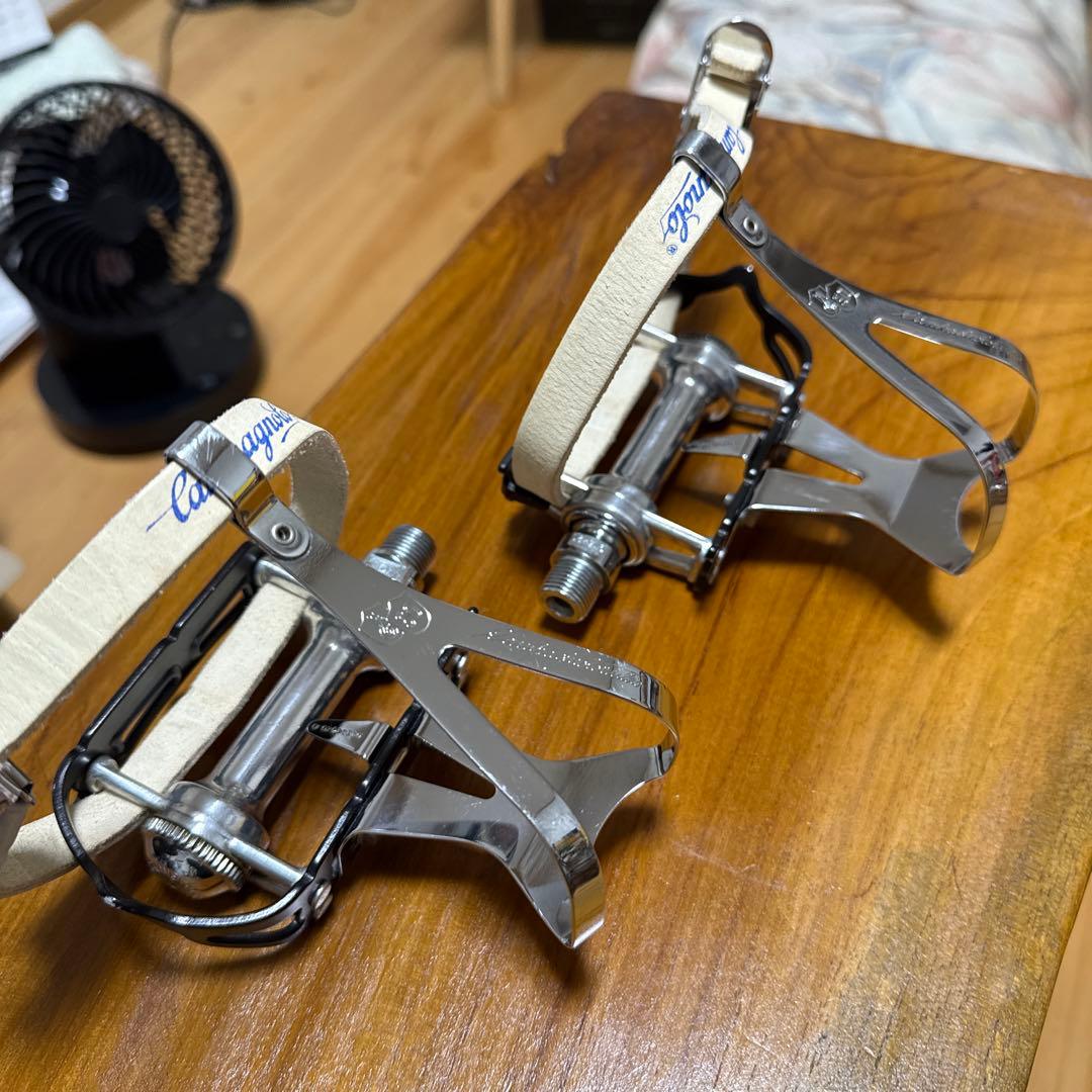 CAMPAGNOLO カンパ　フラットペダル 50thトゥクリップ付き