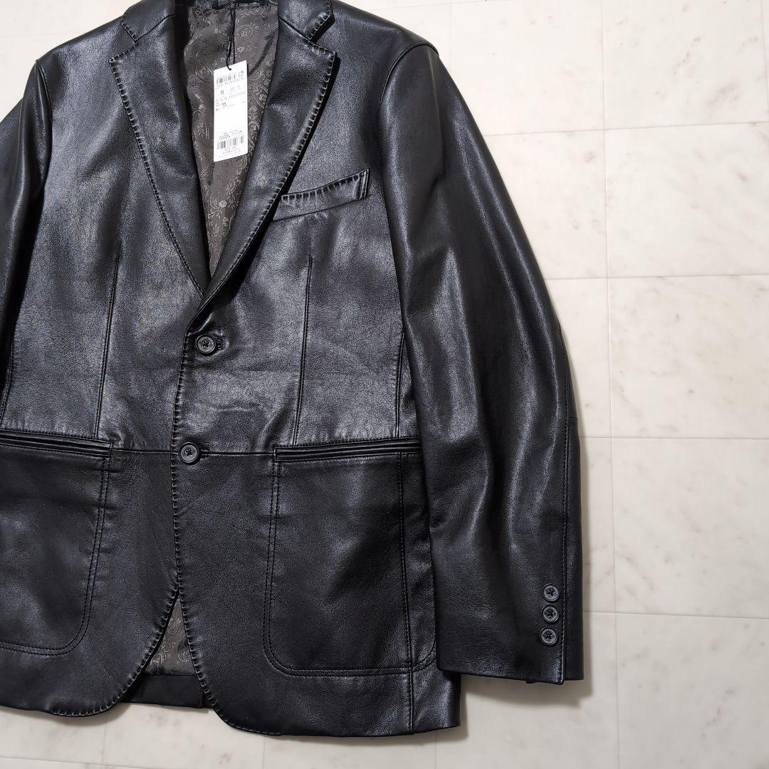 新品 2023年作品 JOSEPH ABBOUD レザーテーラードジャケット