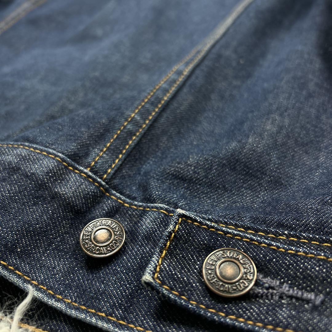 90s 美品 リーバイス 70500 4th デニム ジャケット 濃紺 香港製