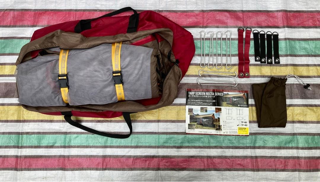 スノーピーク タープスクリーン・レクタM／未使用品