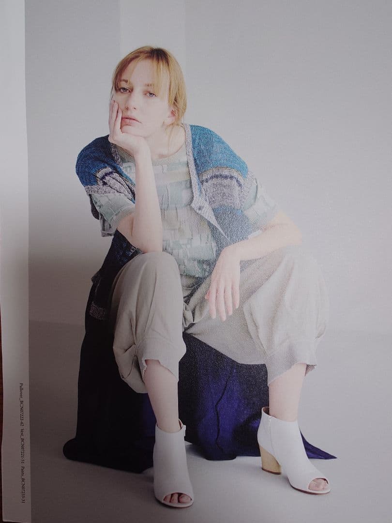 姫　M.＆KYOKO マルチカラー ニットベスト新品未使用