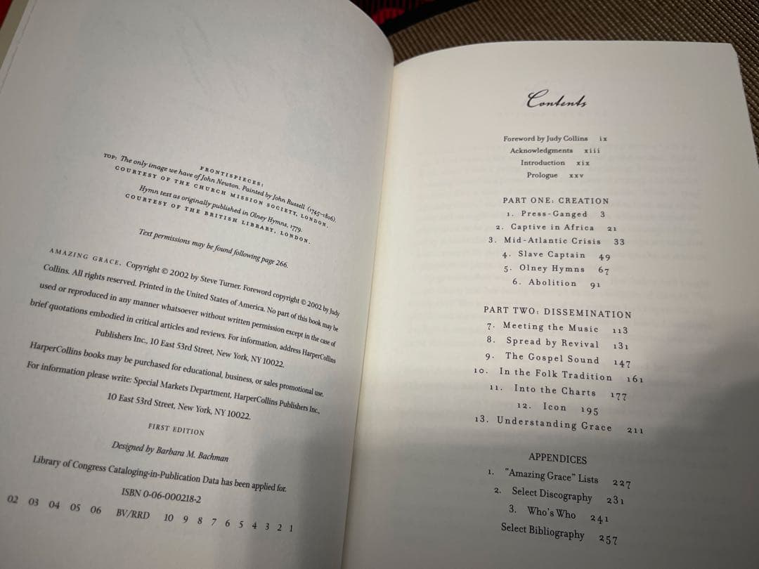 希少　Amazing Grace by Steve Turner