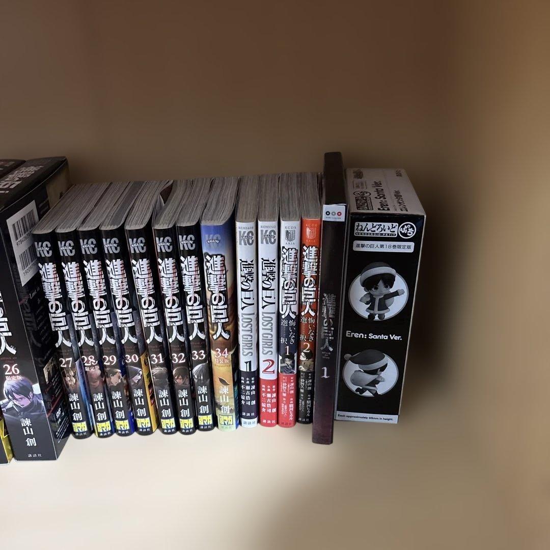 進撃の巨人 全巻セット DVD付き