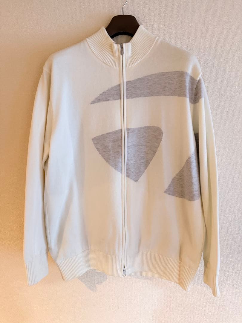 Taylor Madeセーター ウォームライニングフルジップセーター メンズ 白