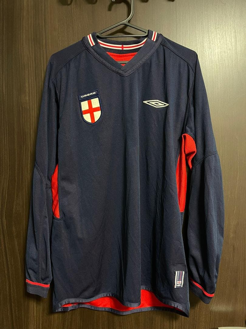 イングランド代表 Beckham ベッカム 両面着用 日韓ワールドカップ 中古