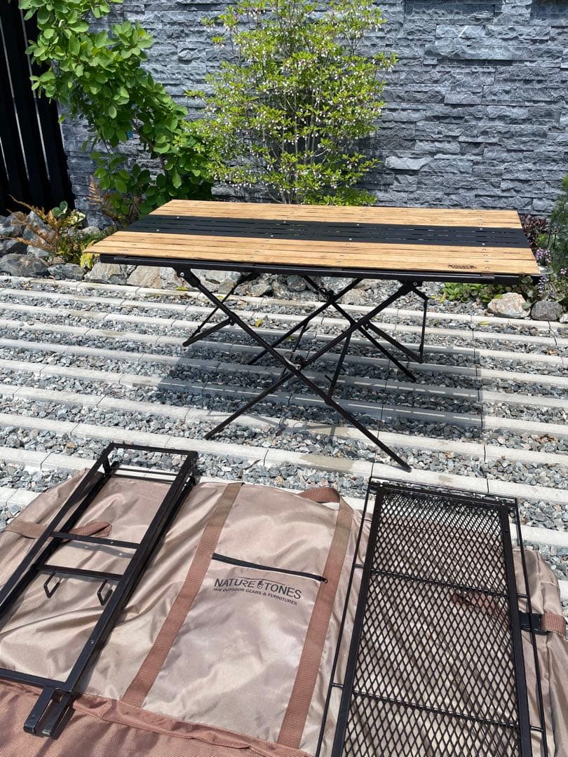 NATURE TONES 2WAYテーブル ＆ ツーバーナースタンドセット