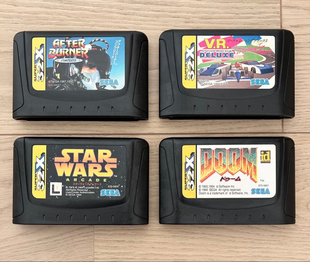 SEGA スーパー32X 本体 + ゲームソフト4本セット