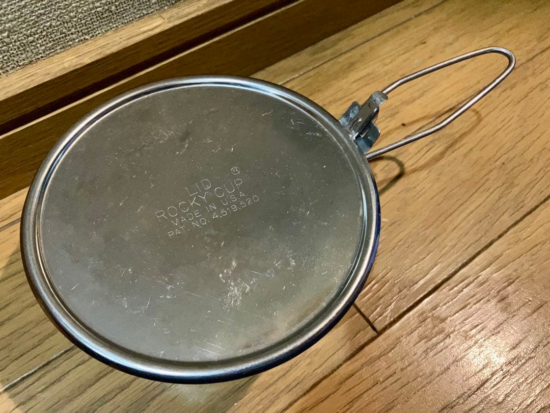 フタ希少【USA製】CASCADE CUP＋ROCKY CUP蓋付 折りたたみ式