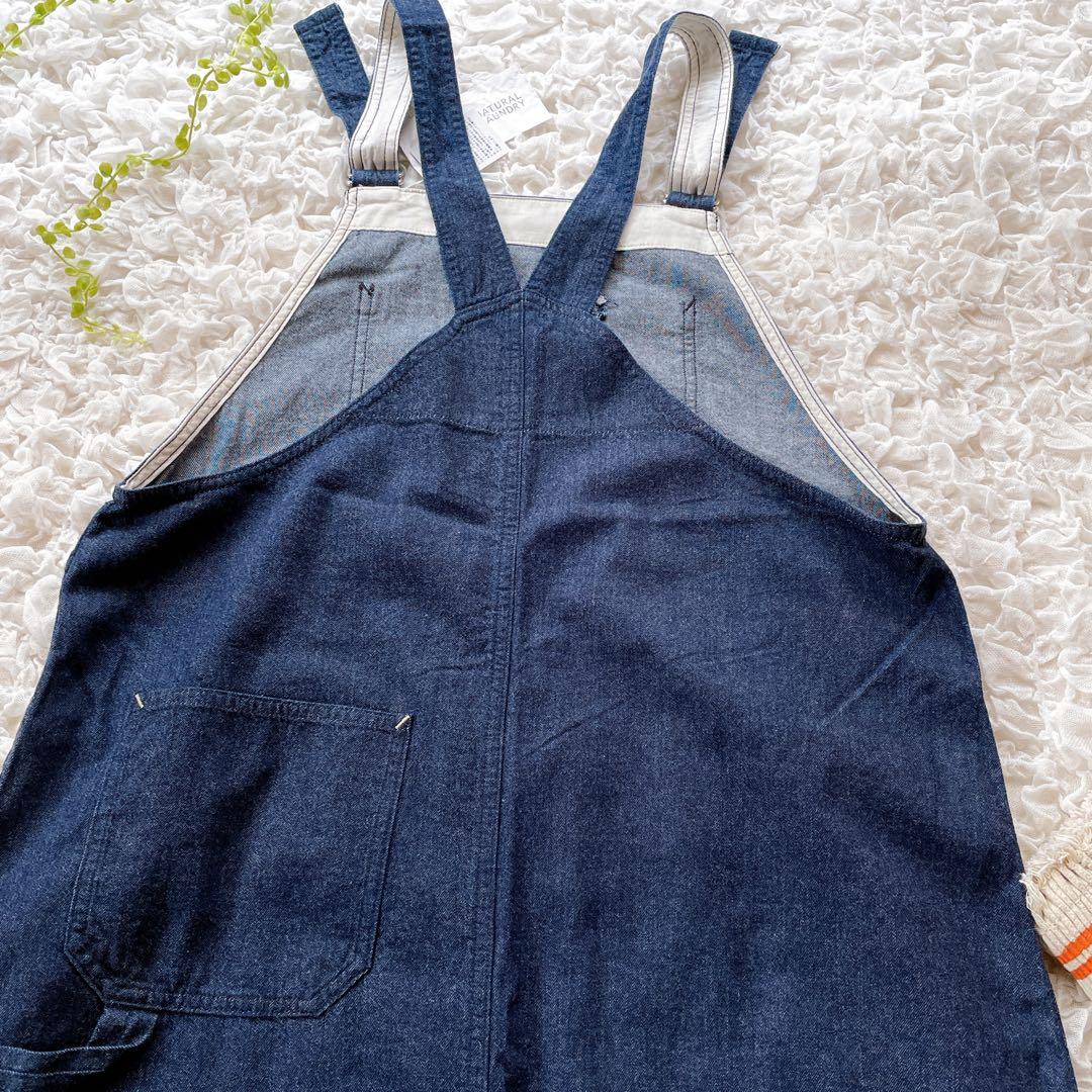 新品タグ付き♡ナチュラルランドリー　デニムジャンパースカート　日本製