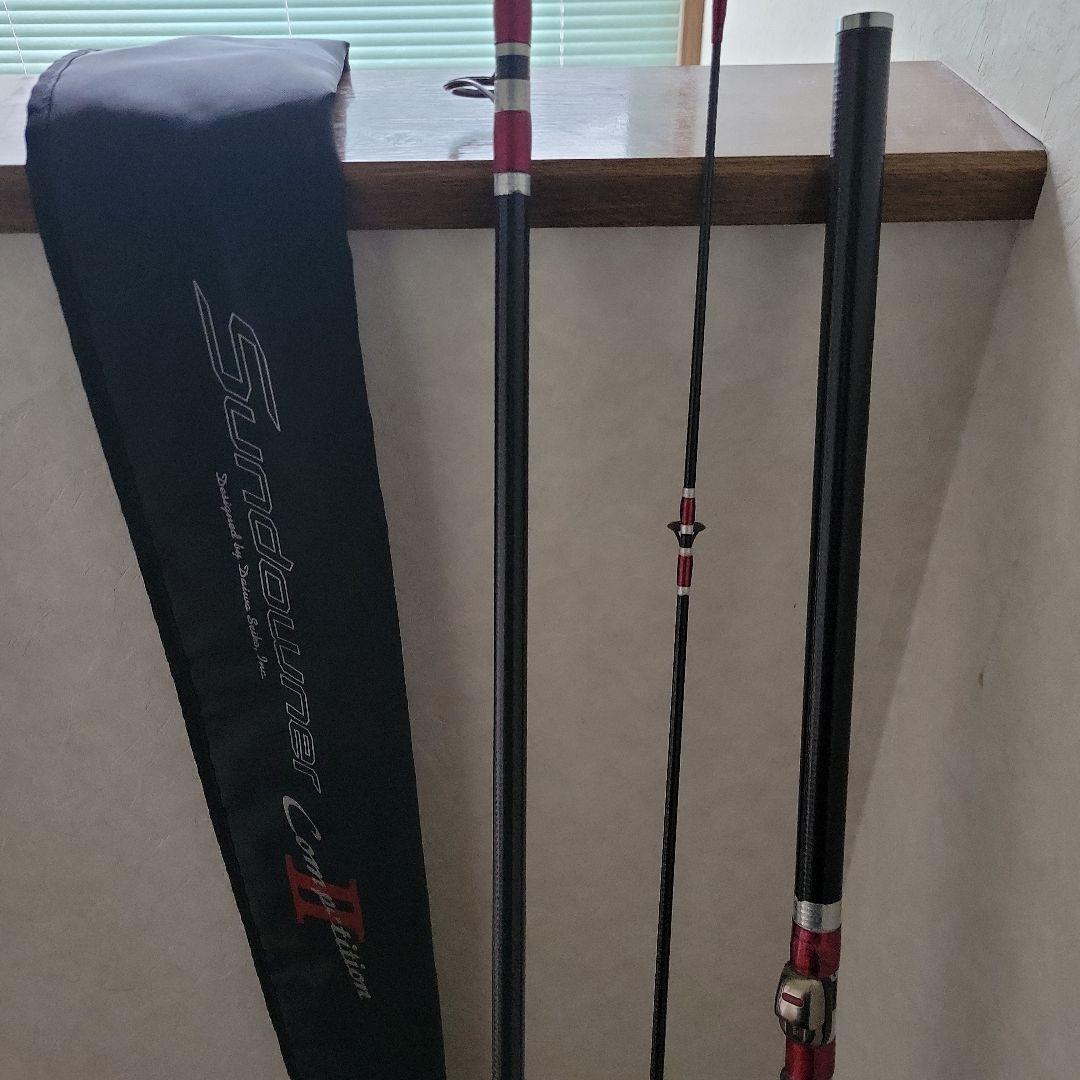 Daiwa サンダウナーコンペII 33-405S 投げ竿ロッドケース付き