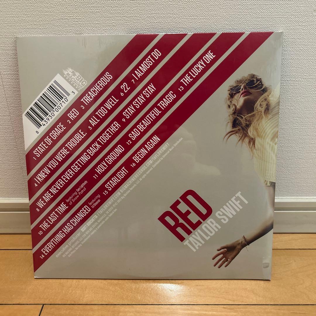 新品未開封　TAYLOR SWIFT / RED レコード　LP アナログ